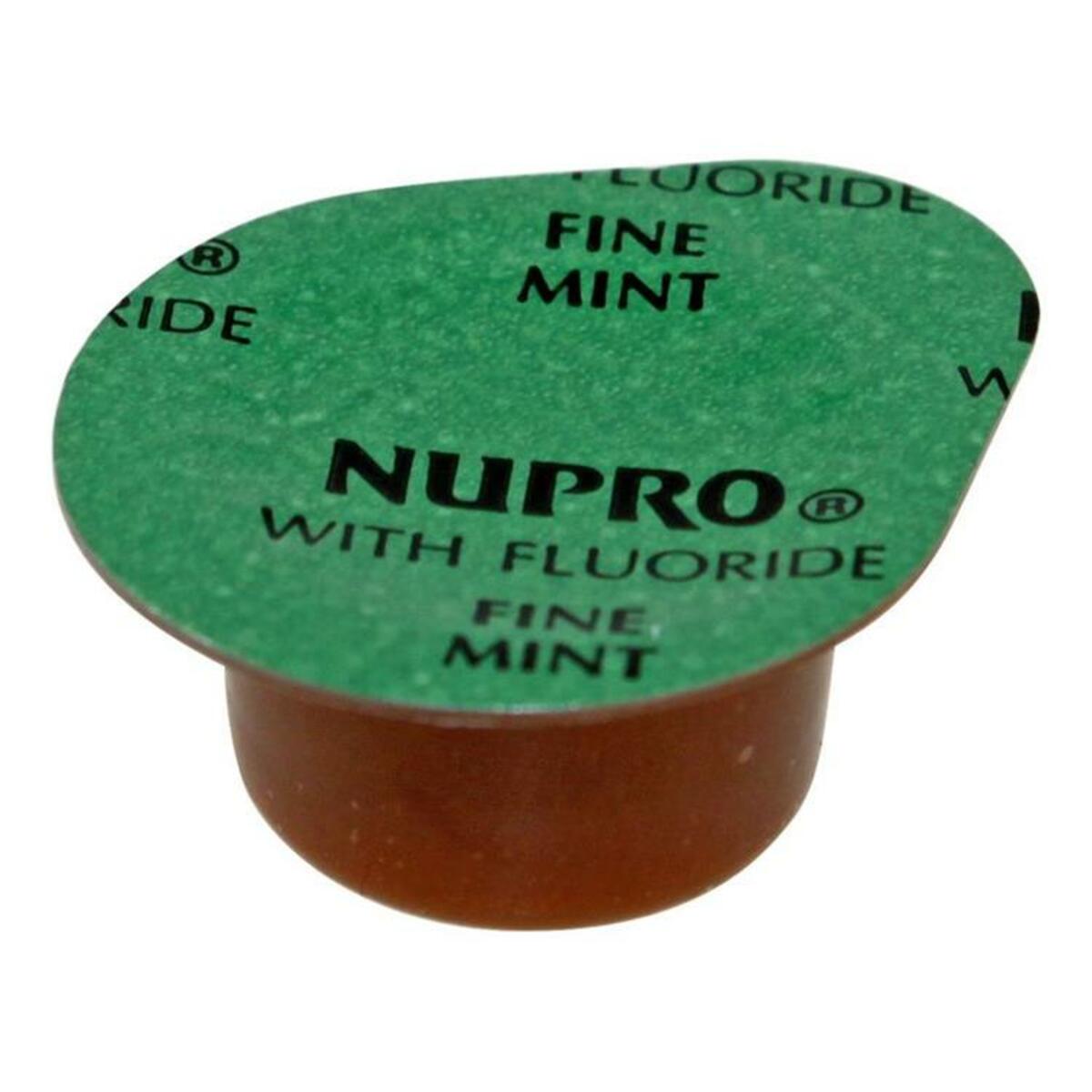 Nupro Pâte à polir Cup avec fluor menthe/fin