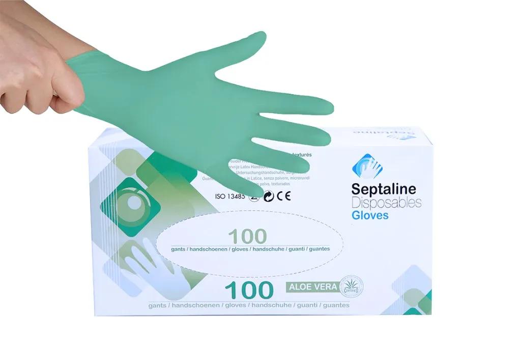 Gants Latex Aloevera Non Poudres
