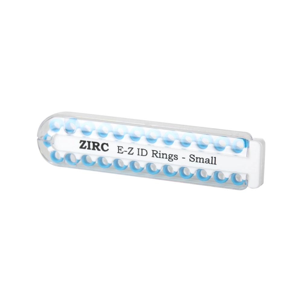 Zirc Bagues de codage E-Z ID Instrument small néon bleu 25 pcs