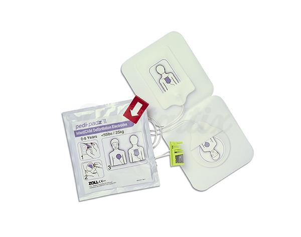 Électrode pédiatrique Pedi Padz II pour AED PLUS/PRO (1 par)