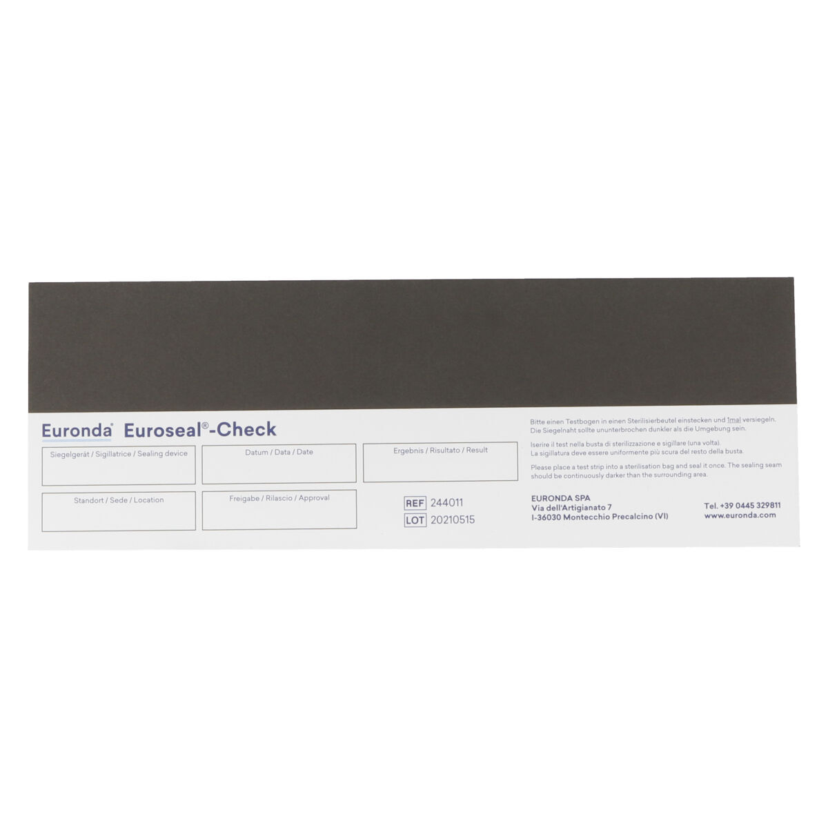 Euronda® Euroseal-Check indicateurs - 100 pces