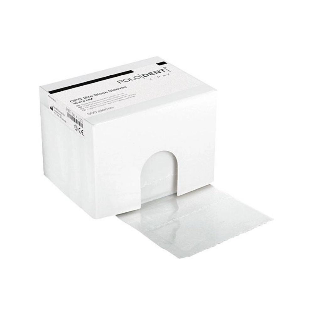 OPG Bite Block housses 40x70 mm 500 pcs