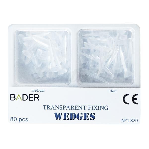 Cales en plastique transparent (80 pcs)