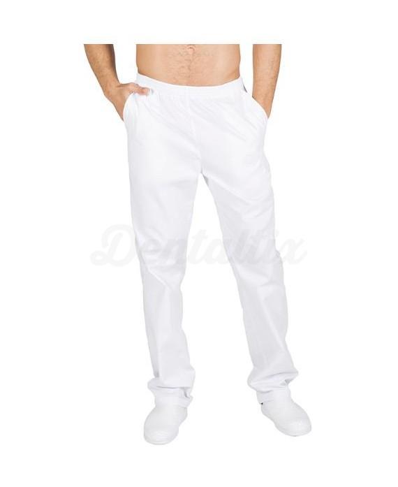 Pantalons sanitaires unisexes blancs