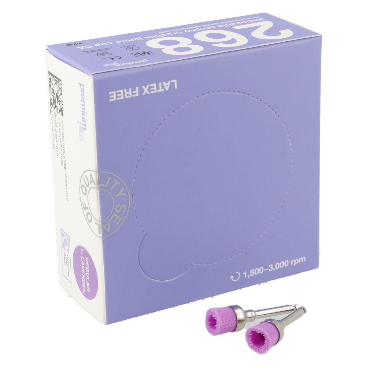 Premium Plus Brosses de polissage Regular Junior Cup CA Nylon Lavande
