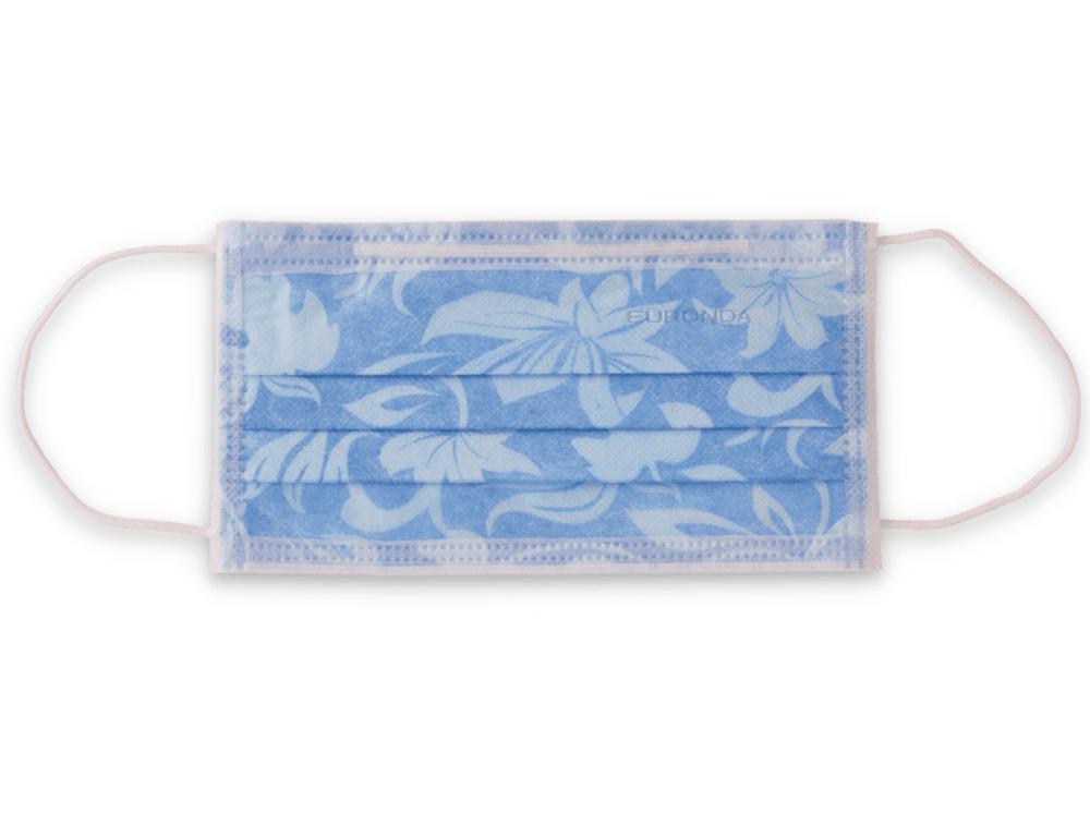Monoart® Pro 3 Fleurs Masques sans latex type IIR avec élastique