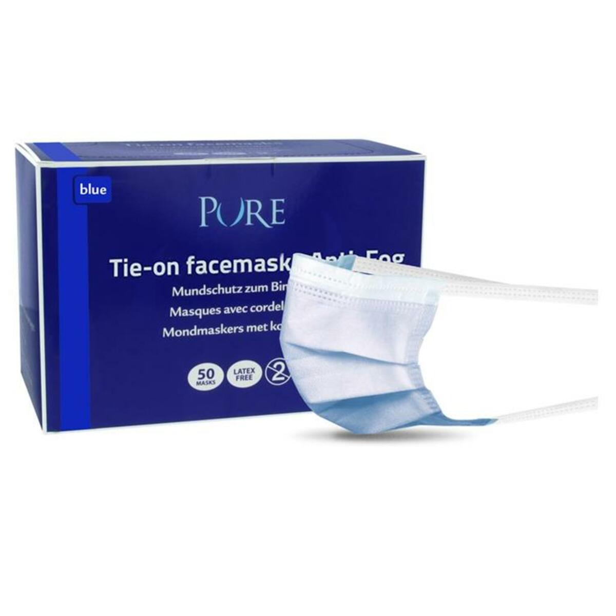 PURE Masques avec élastique bleu antifog