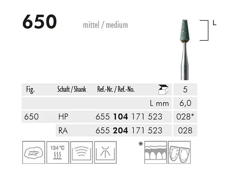 650 abrasif (green, medium)