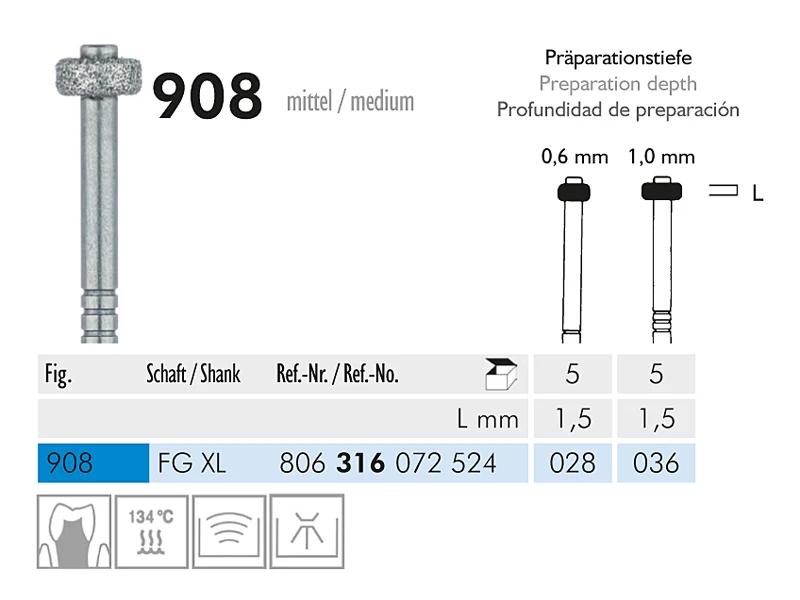 908 instrument diamanté