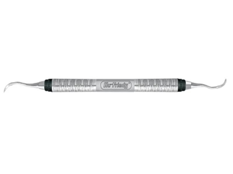 Détartreur faucille #CI-2/3 antérieur Satin Steel noir