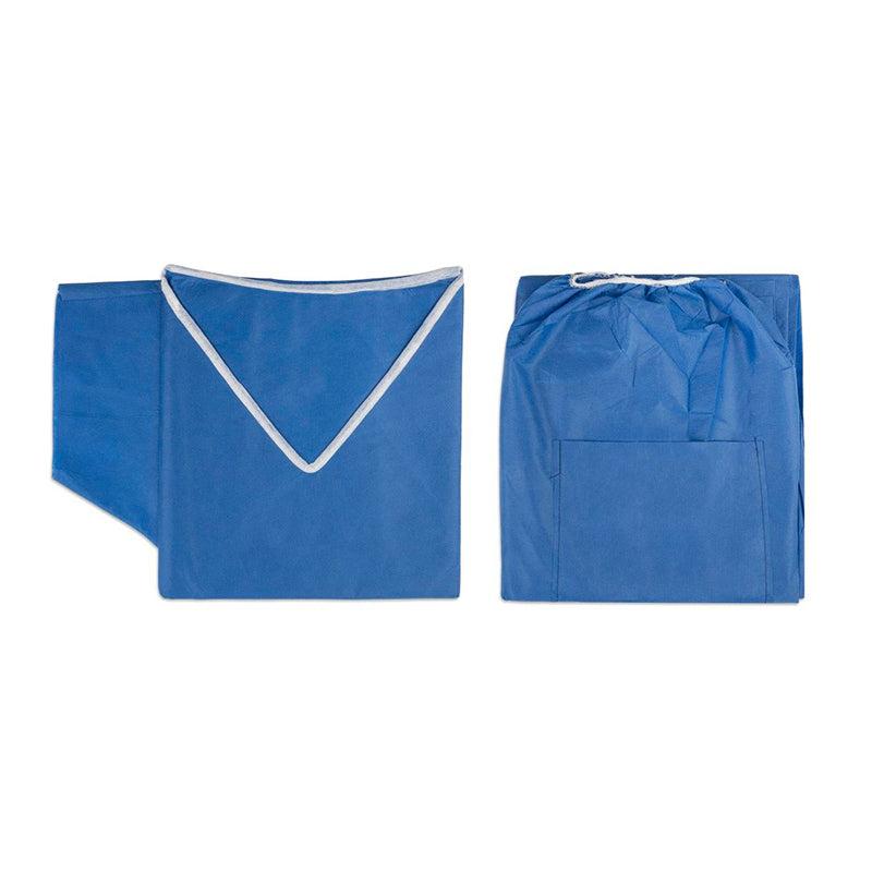 Euronda pyjama de bloc microfibre bleu, plusieurs tailles (20 pcs)