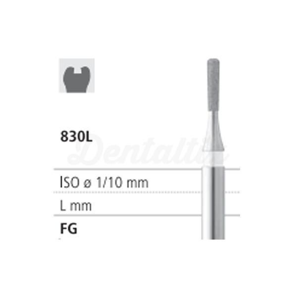 Fraise diamantée 830L FG poire longue (6 pcs)
