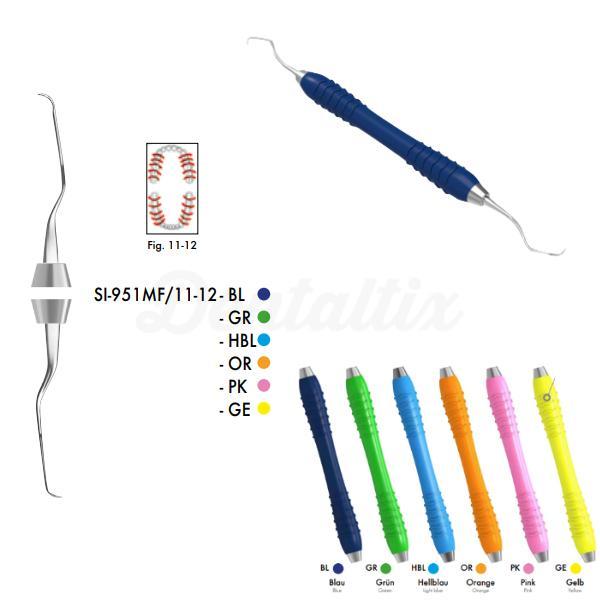 Gracey-curette 951 Minifive silicone, in kleuren (1 st.)