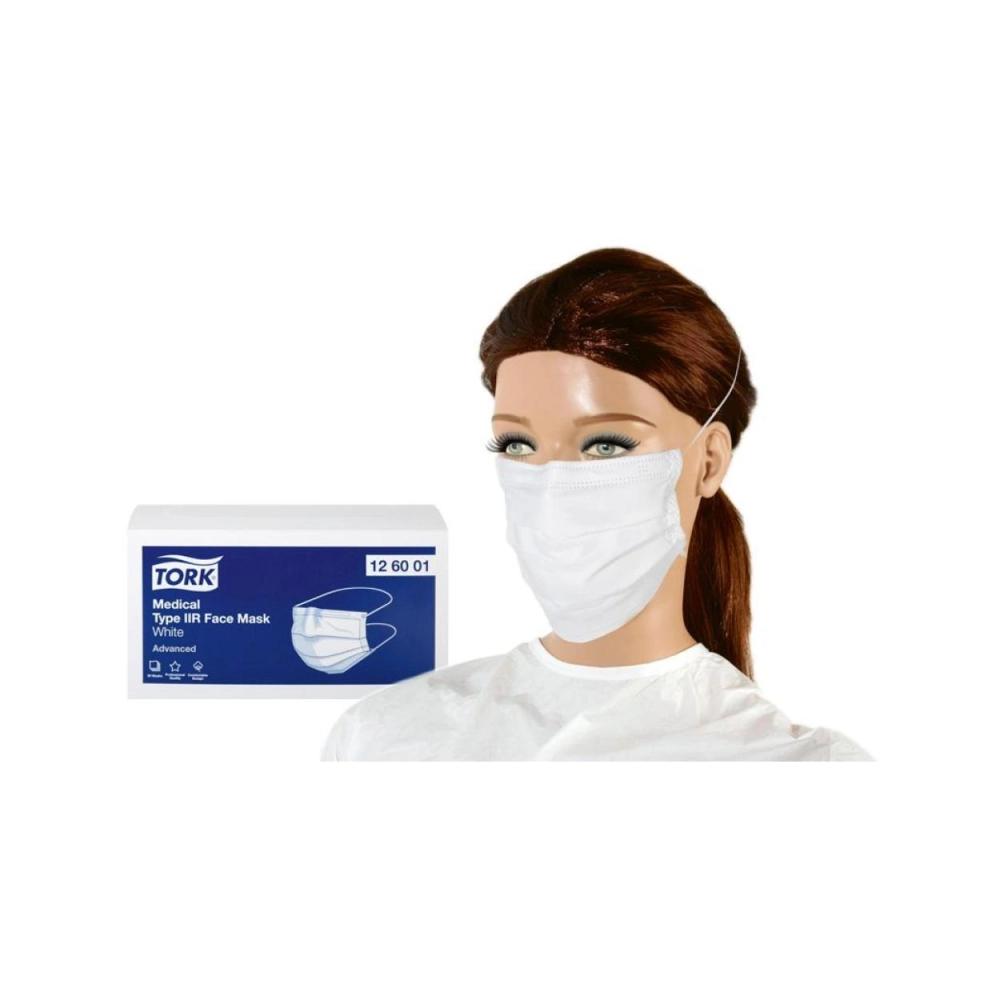Tork masques Type IIR avec élastiques derrière la tête 50 pcs