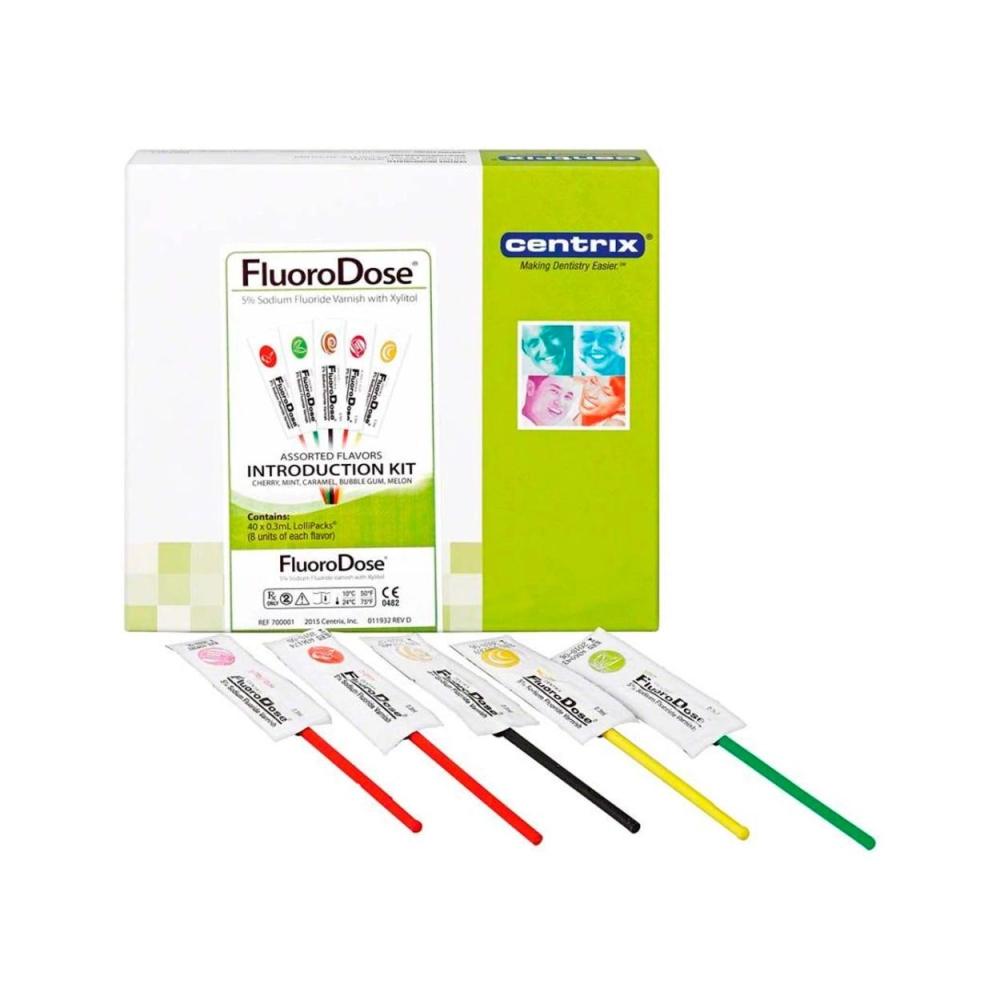FluoroDose® vernis aux fluorures - assortiment