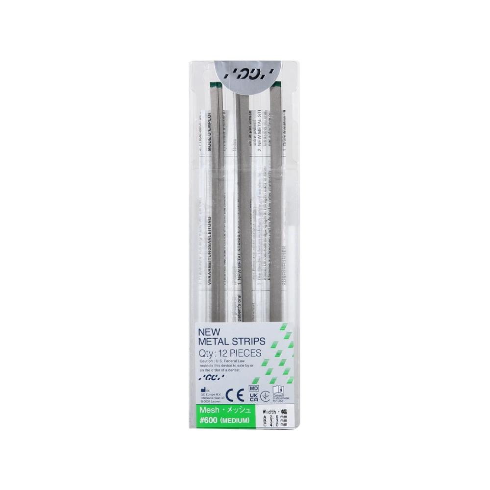 GC New métal strips moyen/vert N.600 assortiment 4x 3 pcs