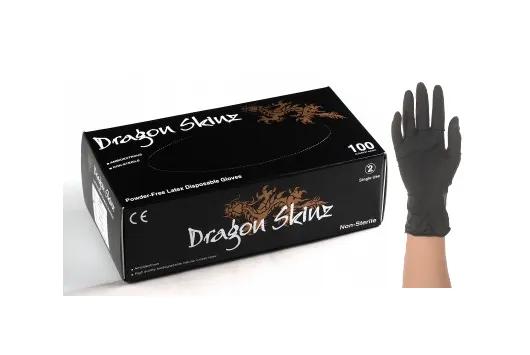 Gants Noirs Latex non Poudrés (100)