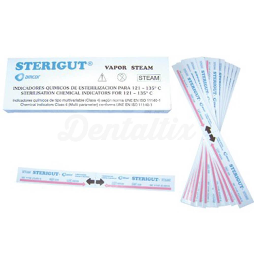Sterigut: controlestrips voor stoomsterilisatie (500 st.)
