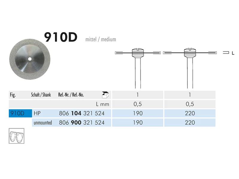 910 D disque diamanté