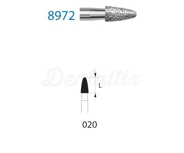 Diamantboor conisch afgerond 8972.314 FG (5 st.)