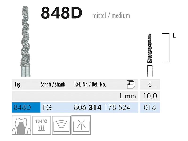848 D FG 016 diamantinstrument CE