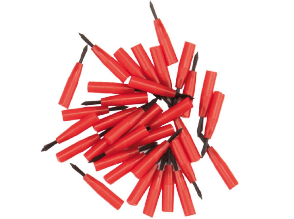 Monoart Pinseleins. fin rouge/noir 100p.