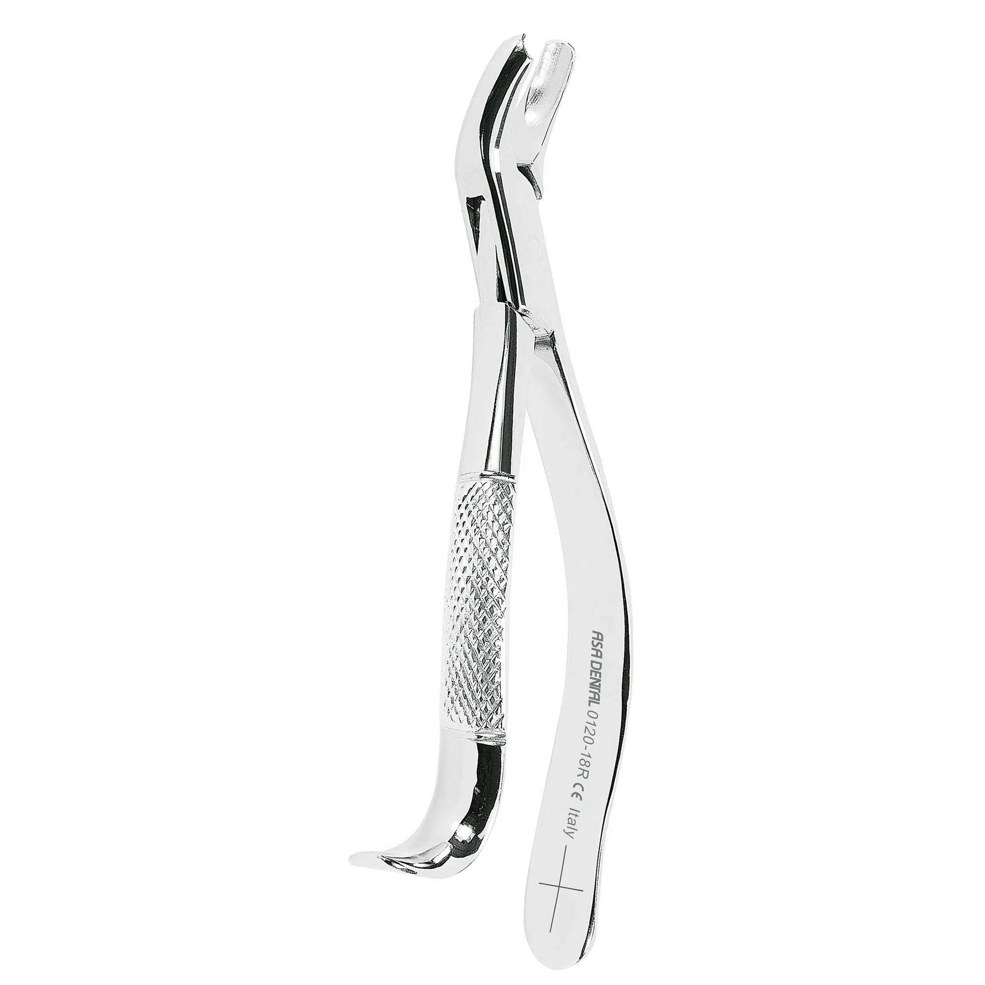 Davier américain Asa Dental #18R mors lisses (18 cm)