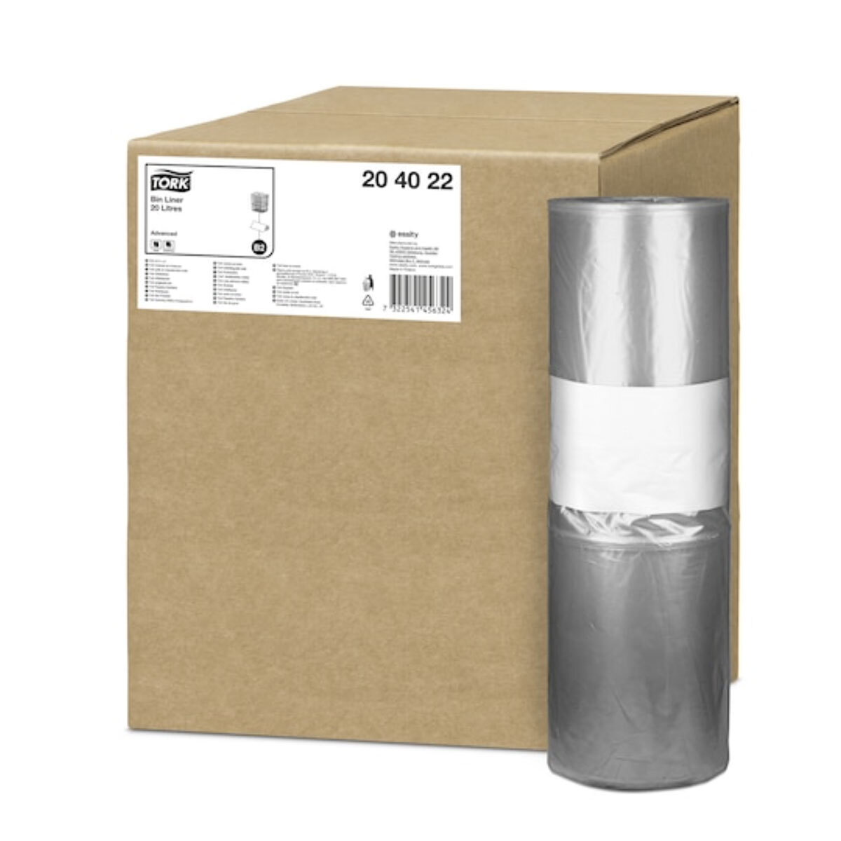 Tork® Sac poubelle B2 transparent 20l
