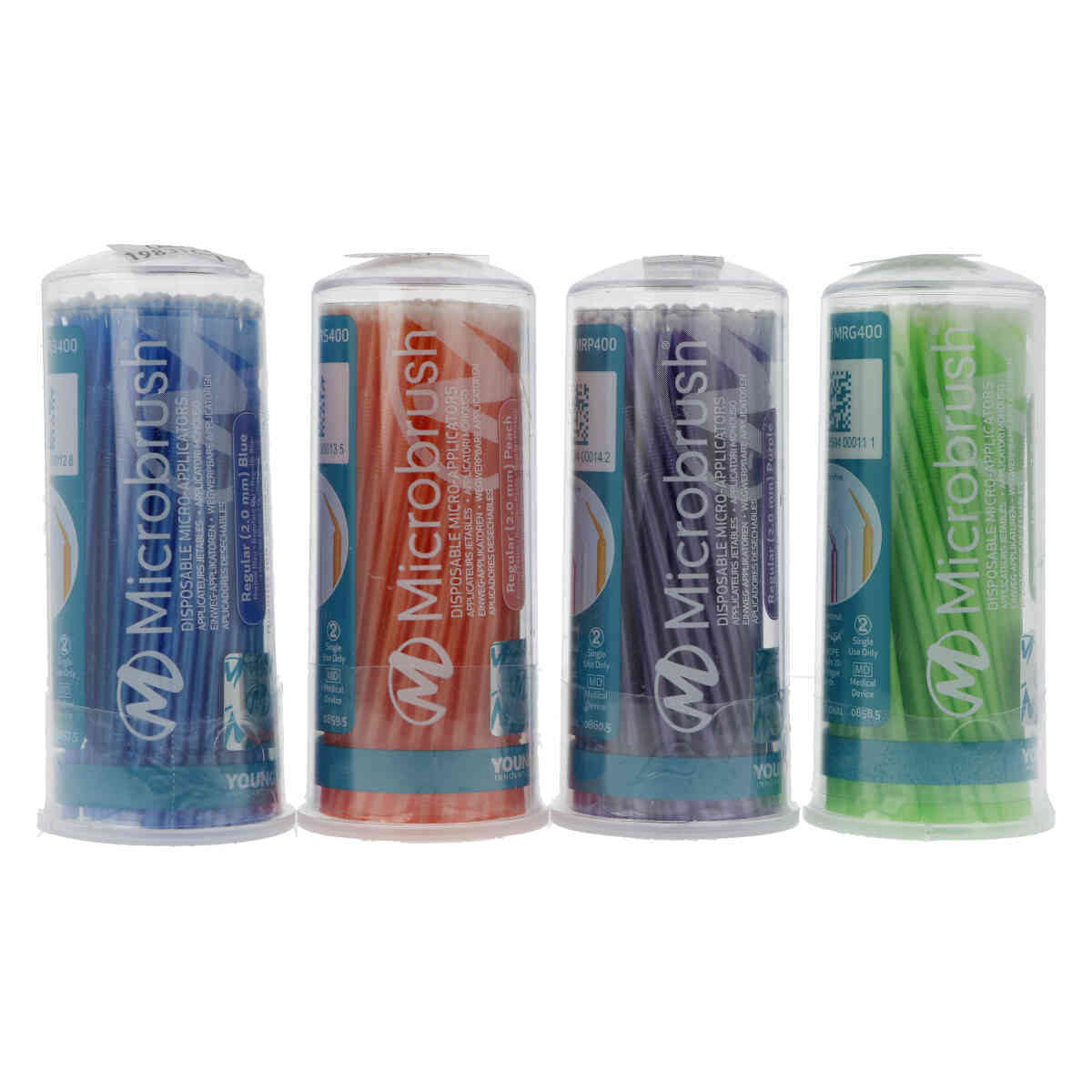 Microbrush® Tube Series Regular (2,0mm) - assortiment