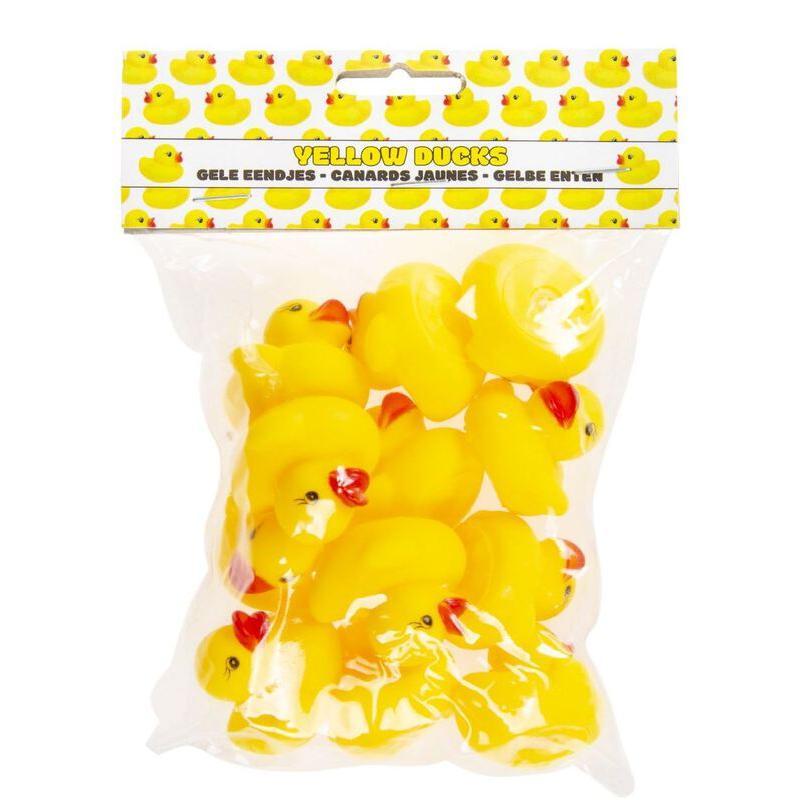 Kidspoint jouets canards de bain jaunes 3 cm (12 pcs)