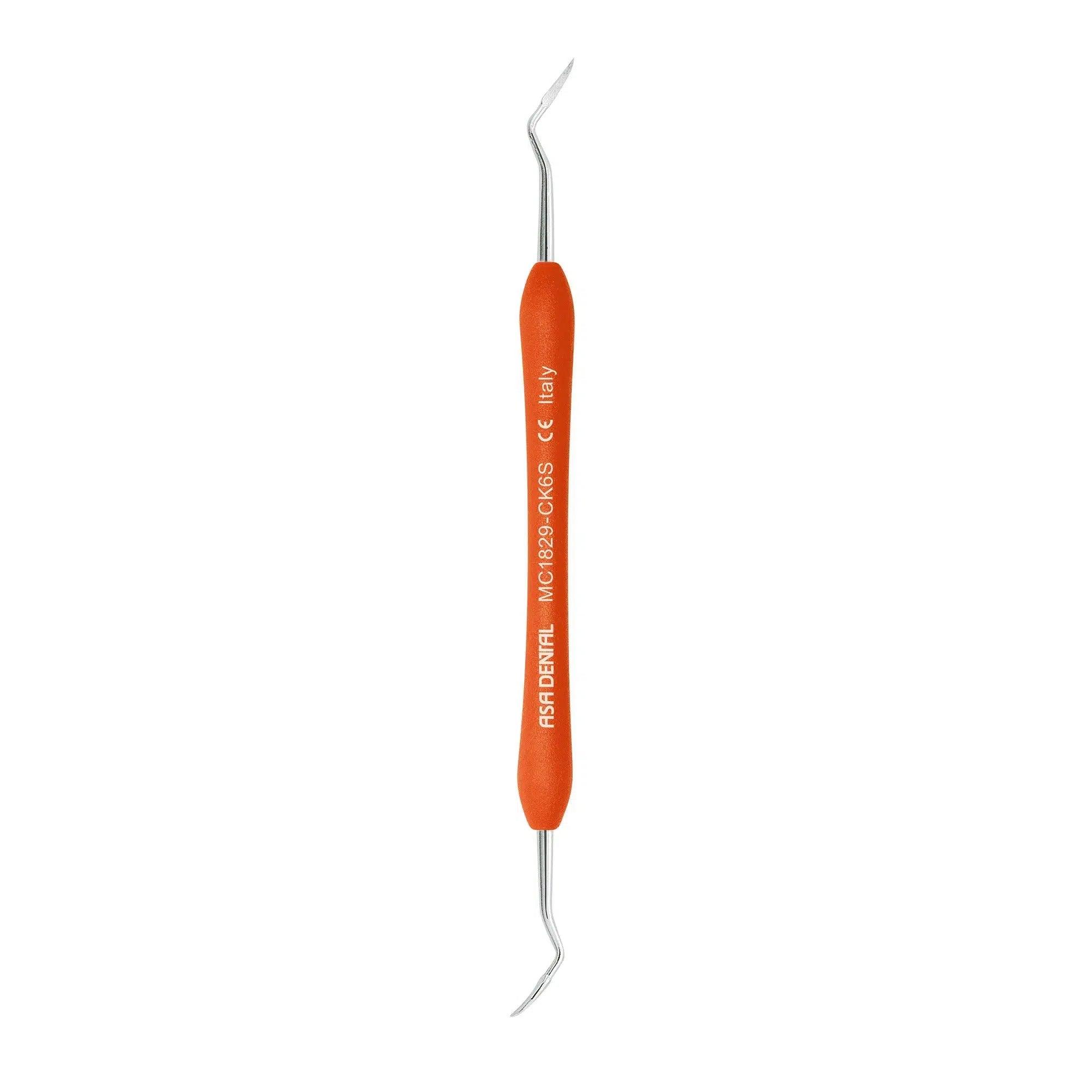 Asa Dental Curette MC #CK6S Mini Crane-Kaplan Oranje (Ø 8 mm)
