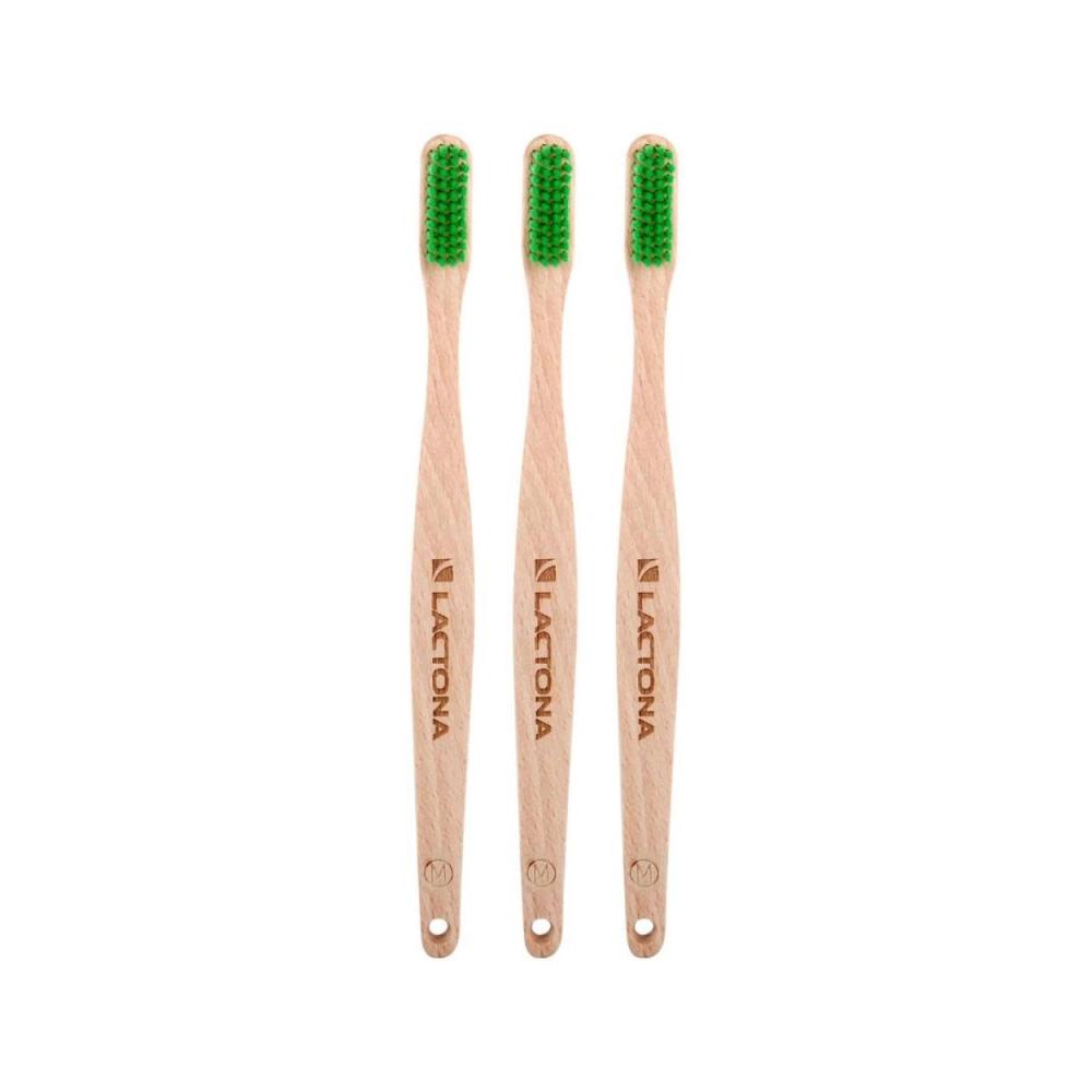 Lactona Brosses à dents EcoBrush medium 12 pcs