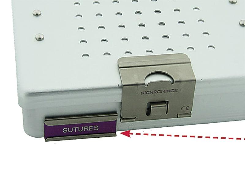 Etiquette aluminium Steri Box