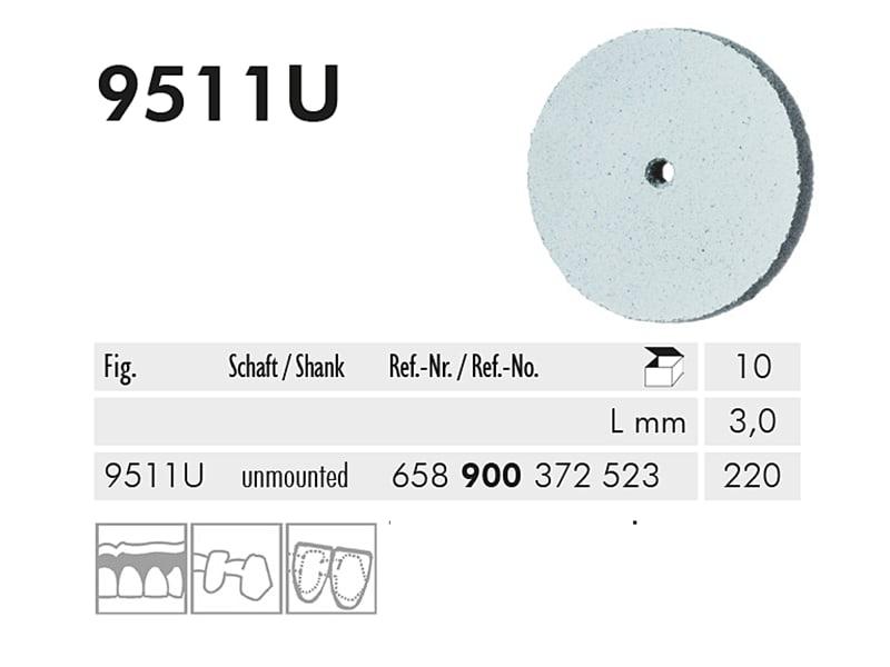 9511 U 220 disc à polir