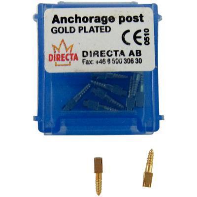 Pivots plaqués or pour la reconstruction dentaire (12 pcs)
