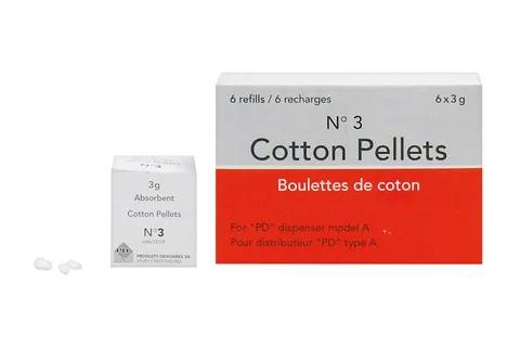 Pellets Coton Nr.3 Refills 6pcs