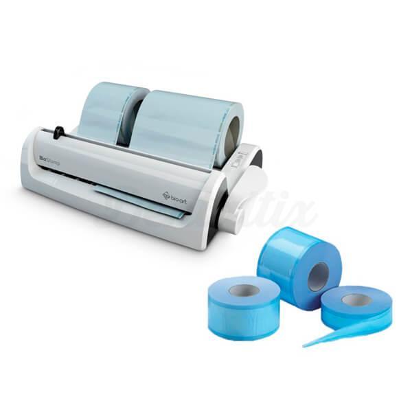 Pack sealapparaat Bio Stamp en sterilisatierol (20 cm x 200 m)