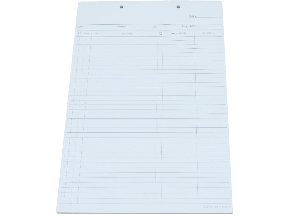 Feuille de soins B blanc, gel. 100pc