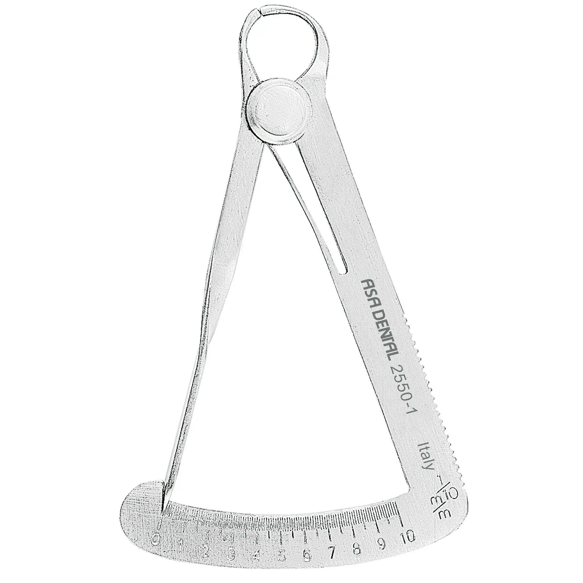 Asa Dental Schuifmaat 0-10 mm Iwanson voor was decimal caliper