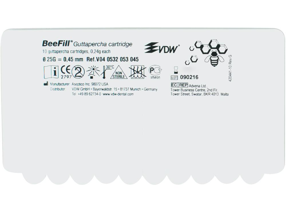 Cartouche BeeFill GP 25G 0,45mm Pa