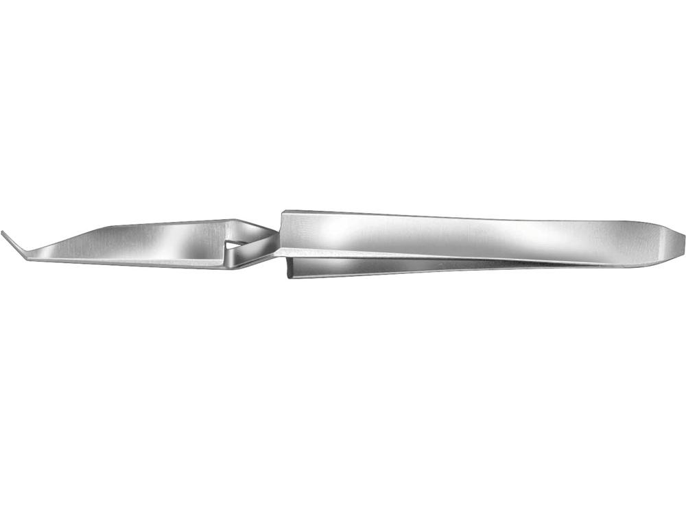 Bracket placing tweezers