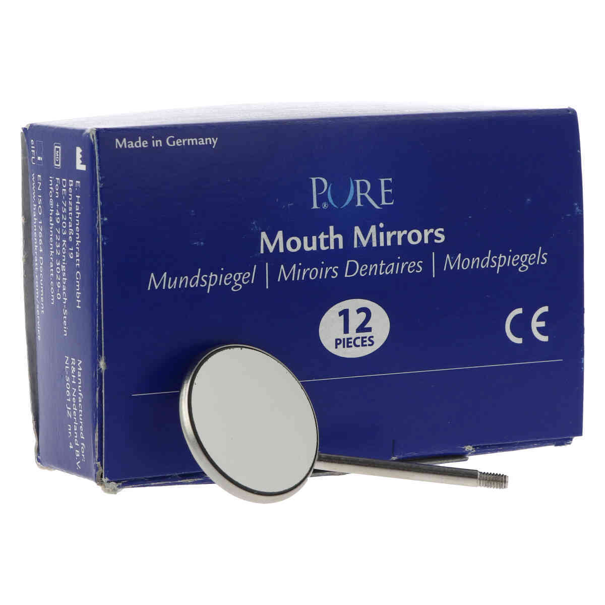 PURE Miroirs buccal grossissant front revêtement rhodium - No. 5 (Ø24mm)