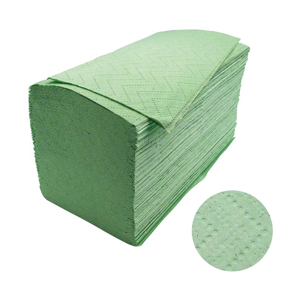 Omnident® Omni-Z Green Essuie-mains 24x23cm vert (2-épaisseurs)
