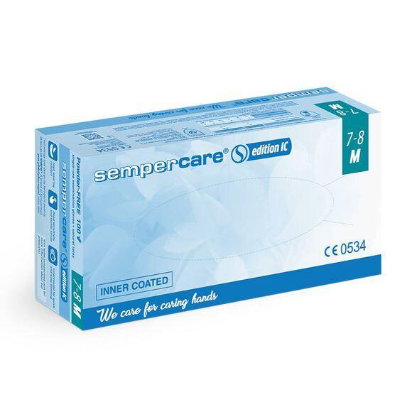 Sempermed Sempercare Edition IC gants latex non poudrés (100 pcs)