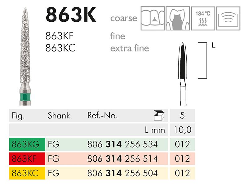 863 K instrument diamanté