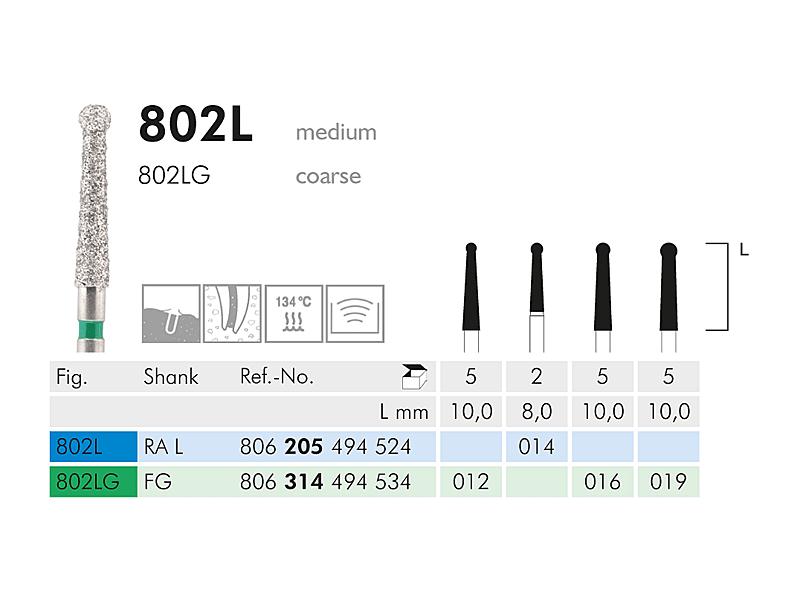 802 L instrument diamanté