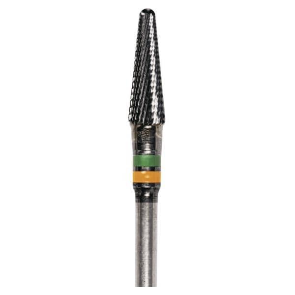 Fraises de laboratoire - S194 NE denture croisée - PM, ISO 040, fin (vert/orange), par pc