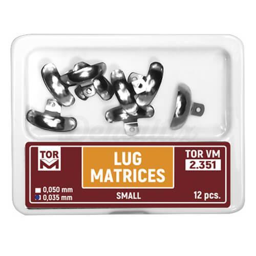 Matrices dentaires Métaliques Lug (12 pièces)