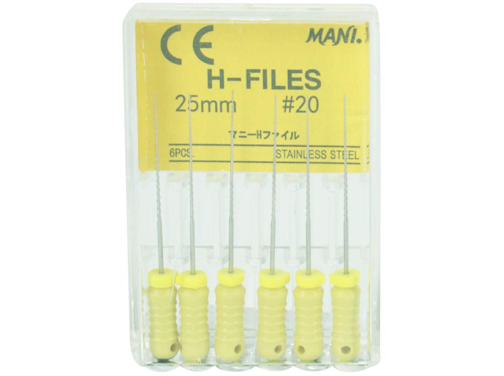H-files Mani 25mm maat 020 Pa