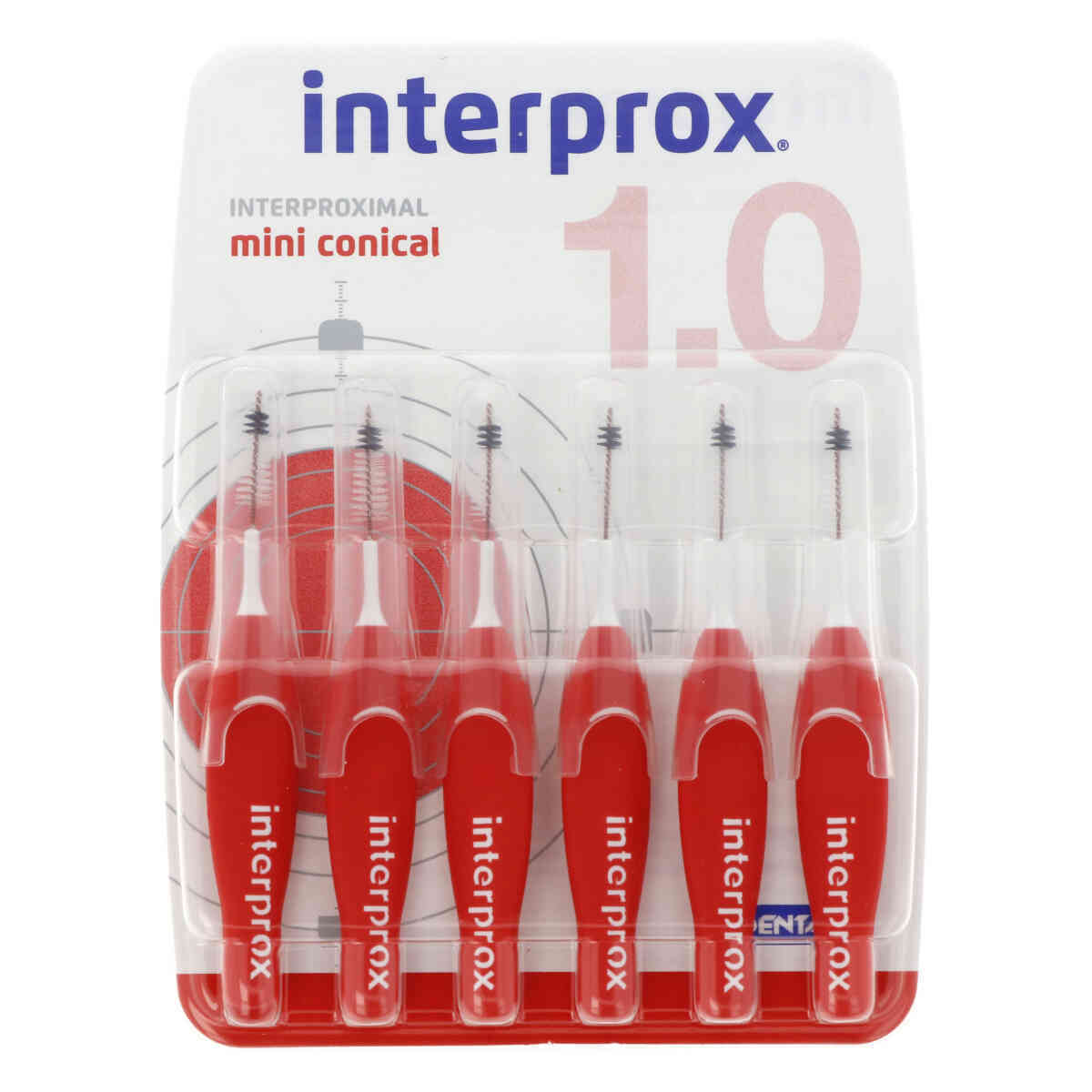 Interprox® Mini Conique brossettes interdentaires Ø 2,0-4,0mm (rouge) - 6pces